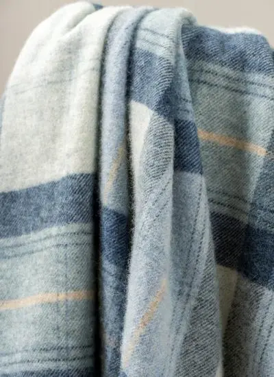 Shannon Plaid Highland Wool Throw